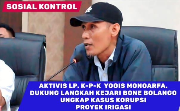 Akbar Monoarfa LP.K-P-K Dukung Langkah Tegas Kejari Bone Bolango Ungkap Kasus Korupsi Proyek Irigasi