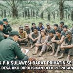 LP.K-P-K Sulawei Barat Prihatin Sejumlah Warga Desa Ako Dipolisikan oleh PT.Pasangkayu.1